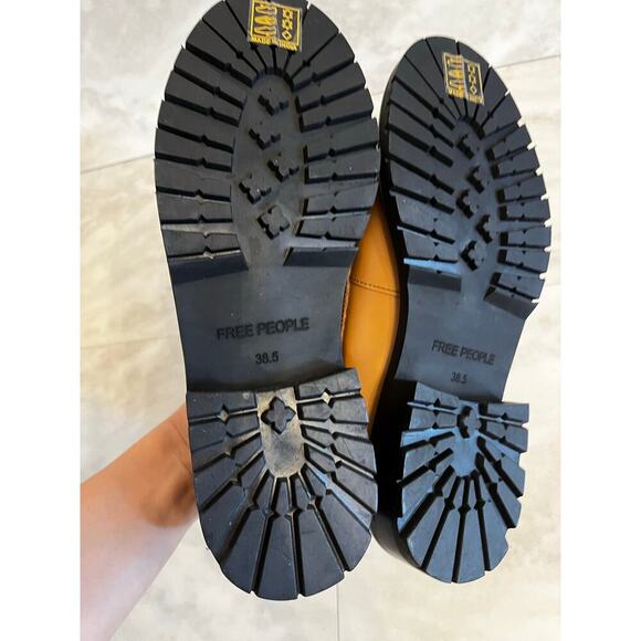 Free People Women’s Liv Penny Loafers Slip On Camel Size 8 Leather Upper NIB - Picture 7 of 8